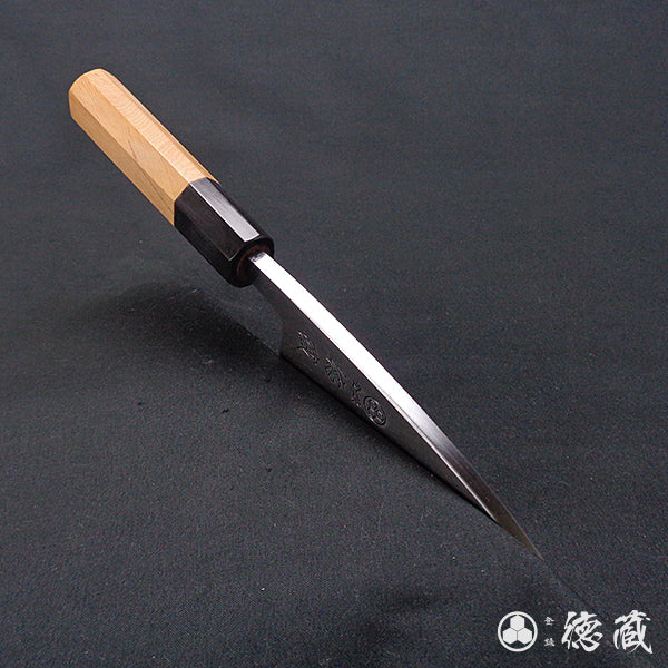 Carbon High-grade White Steel Deba Knife (Fish Knife) Japanese Yew Octagonal Handle