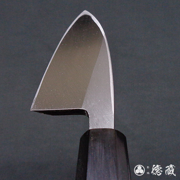 Carbon High-grade White Steel Deba Knife (Fish Knife) Japanese Yew Octagonal Handle