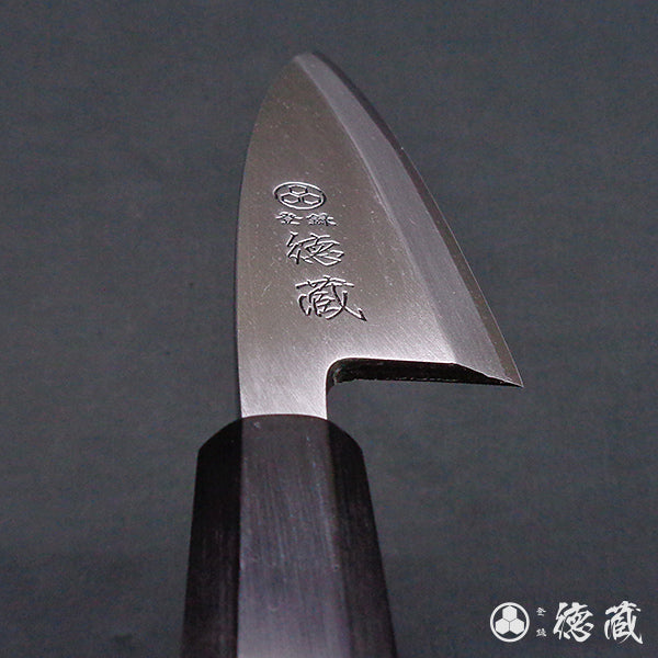 Carbon High-grade White Steel Deba Knife (Fish Knife) Japanese Yew Octagonal Handle