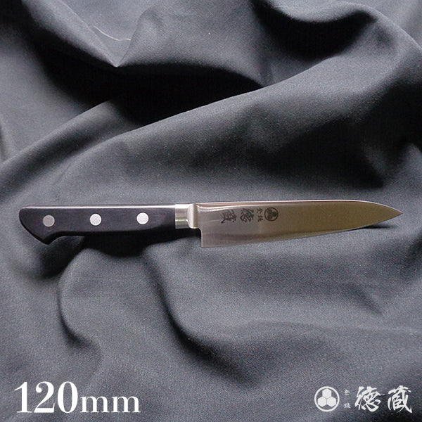 Stainless AUS8 Petty / Paring Knife Black Handle