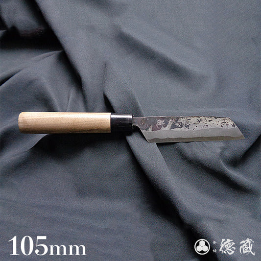 blue 1 carbon steel  black finish mioroshi-knife walnut handle