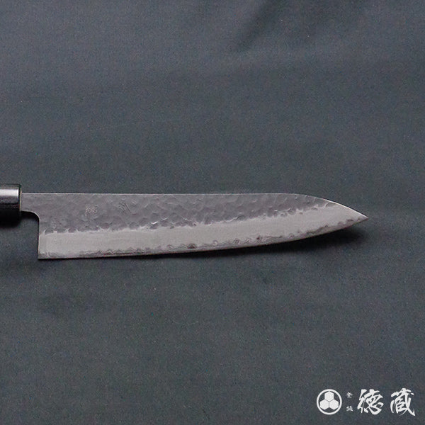 blue super carbon steel hammered black surface finish Gyutou-knife (chef's knife) black handle
