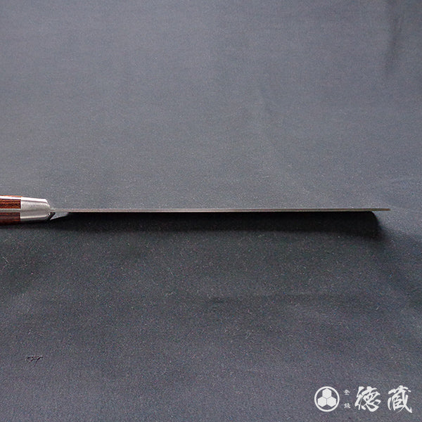 Stainless AUS8 Nakiri Knife Brown Handle