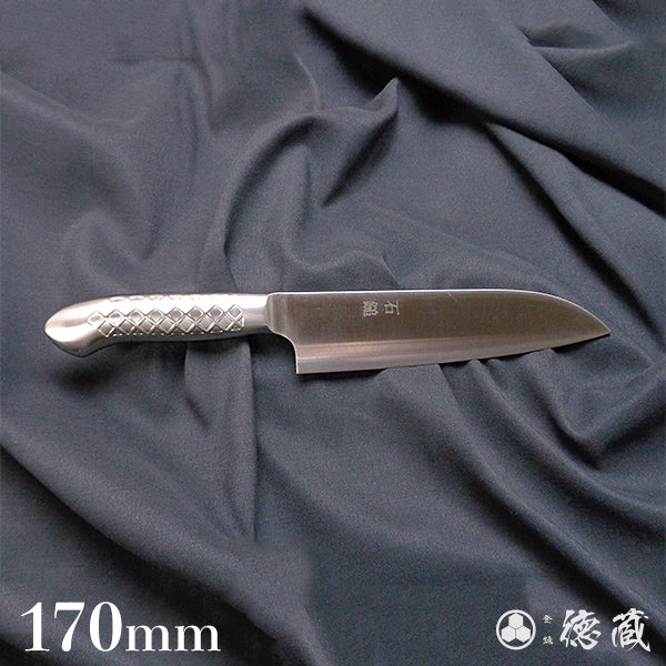 1K6 all stainless steel Santoku knife