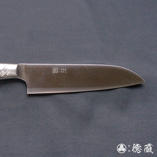 1K6 all stainless steel Santoku knife