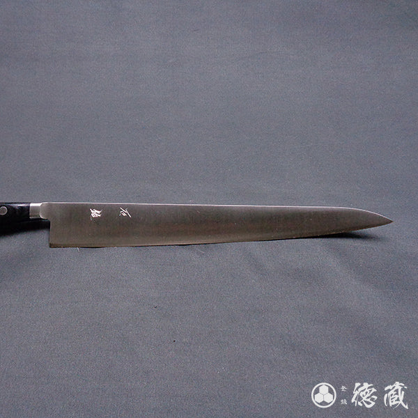 SRS stainless steel Sujihiki knife black handle