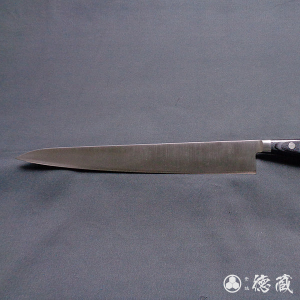 SRS stainless steel Sujihiki knife black handle