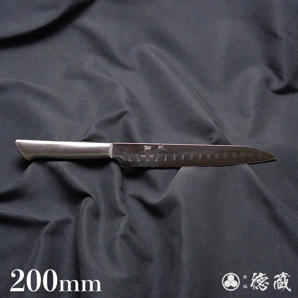 Ａ１０ ダマスカス フルメタル サーモンナイフ – 徳蔵刃物 TOKUZO KNIVES
