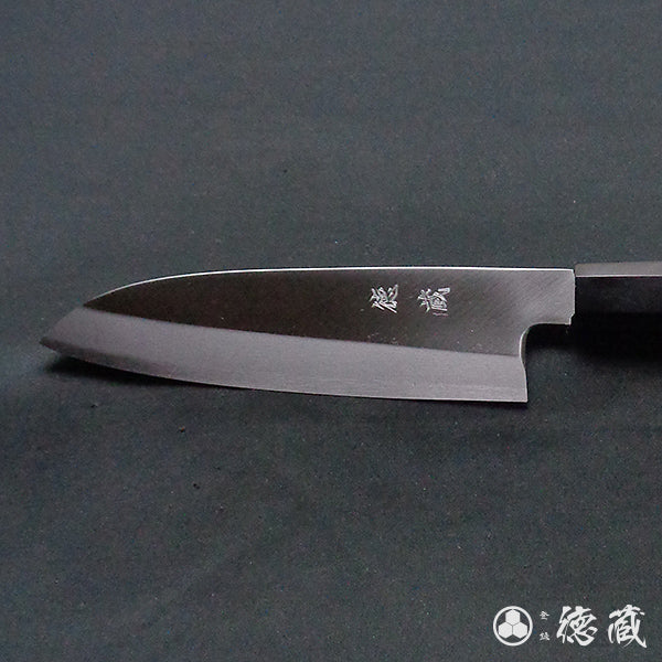 Carbon White Steel No. 2 Left Handed Santoku Knife Park Tree Octagonal Handle