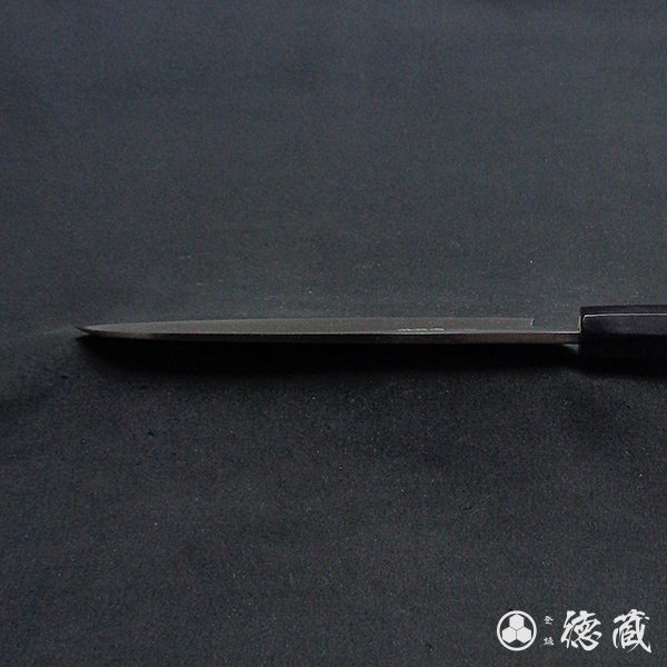 Carbon White Steel No. 2 Left Handed Santoku Knife Park Tree Octagonal Handle