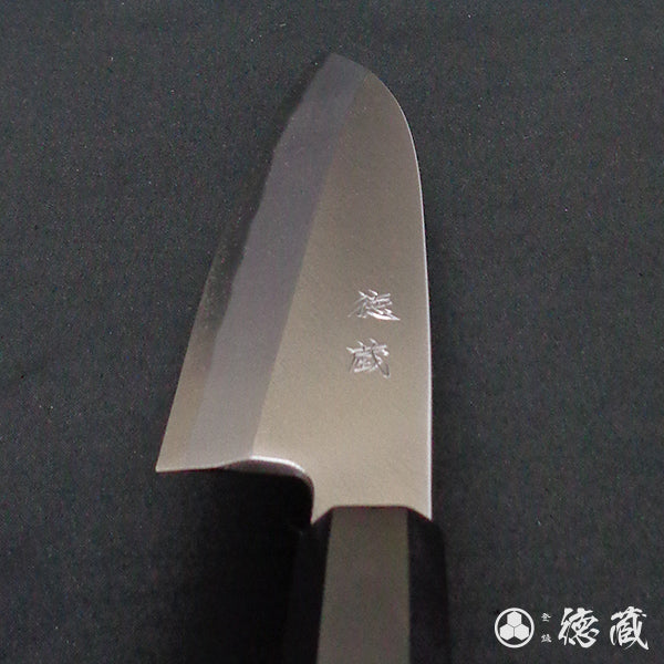 Carbon White Steel No. 2 Left Handed Santoku Knife Park Tree Octagonal Handle
