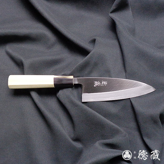 青二 出刃包丁 朴八角柄