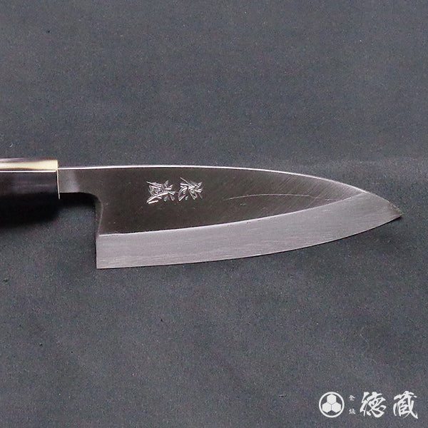 Carbon Blue Steel No. 2 Deba Knife (Fish Knife) Park Tree Octagonal Handle