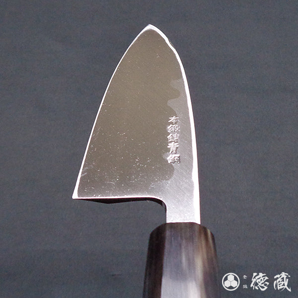 Carbon Blue Steel No. 2 Deba Knife (Fish Knife) Park Tree Octagonal Handle