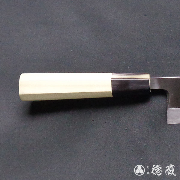 Carbon Blue Steel No. 2 Deba Knife (Fish Knife) Park Tree Octagonal Handle