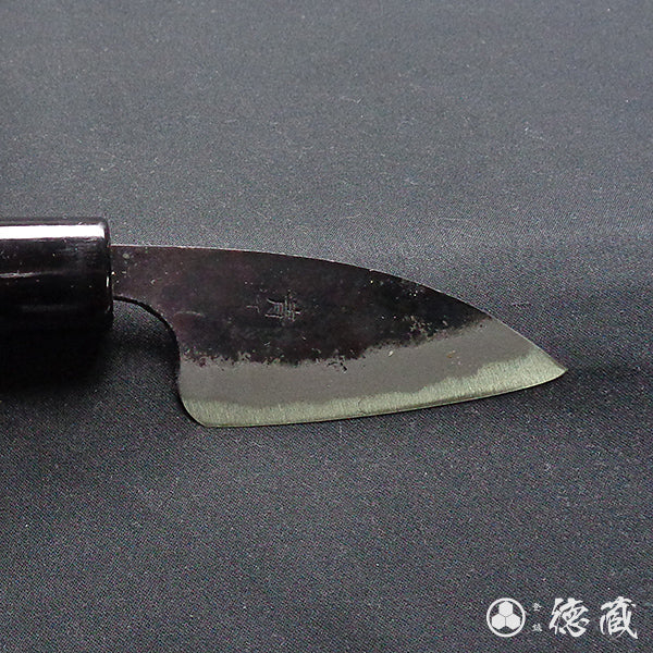 blue-2 carbon steel black finish Ginger knife (Ginger Cutter) park handle