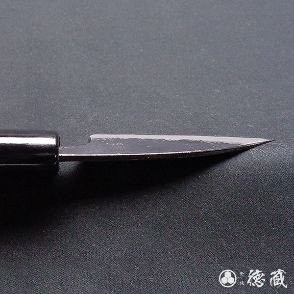blue-2 carbon steel black finish Ginger knife (Ginger Cutter) park handle