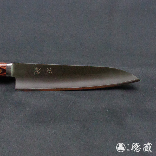 VG1 stainless steel sword-shaped santoku-knife mahogany handle