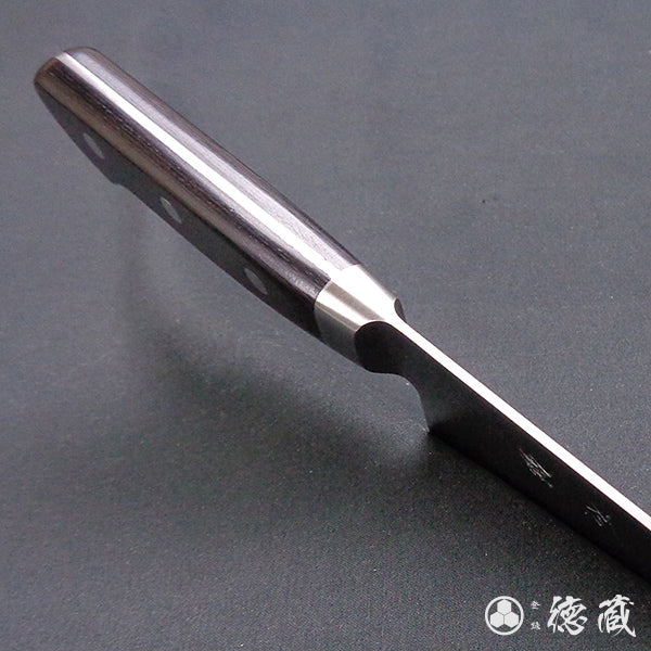 SRS stainless steel Santoku-knife black handle