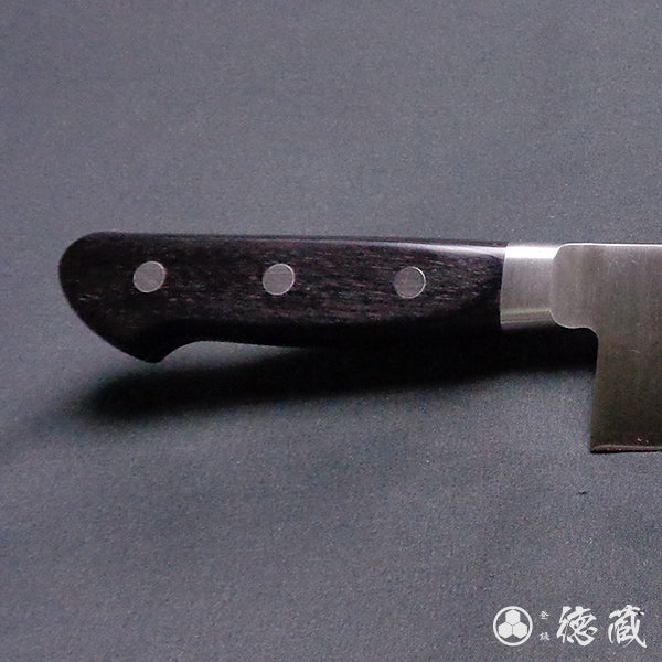 SRS stainless steel Santoku-knife black handle