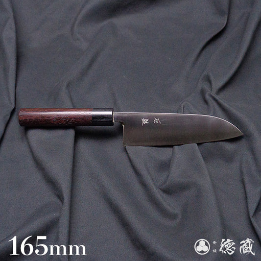SRS stainless steel  polished finish  Santoku-knife  sandalwood handle