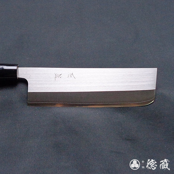 AUS8 stainless steel Nakiri-knife walnuts handle