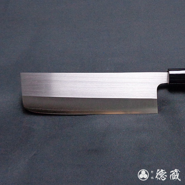 AUS8 stainless steel Nakiri-knife walnuts handle