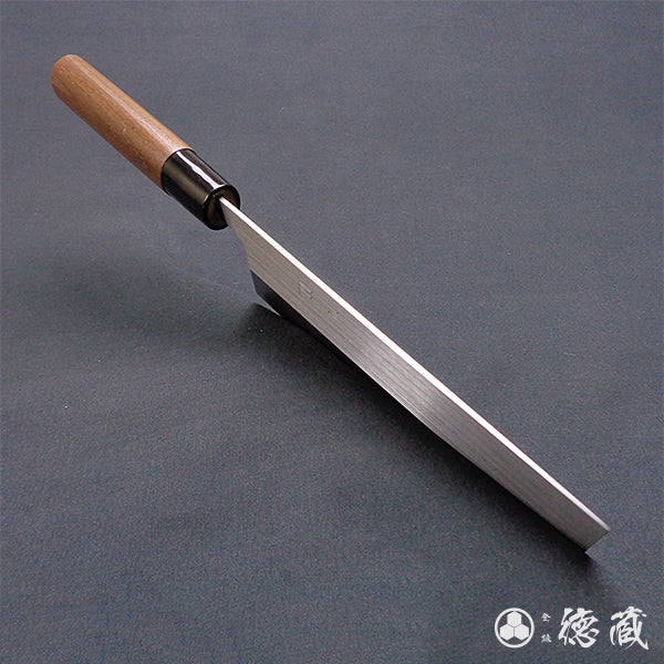 AUS8 stainless steel Nakiri-knife walnuts handle