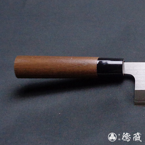 AUS8 stainless steel Nakiri-knife walnuts handle