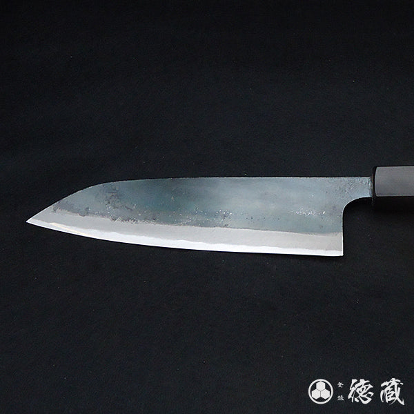 Carbon White Steel No. 1 Santoku Knife Walnuts Tree Octagonal Handle