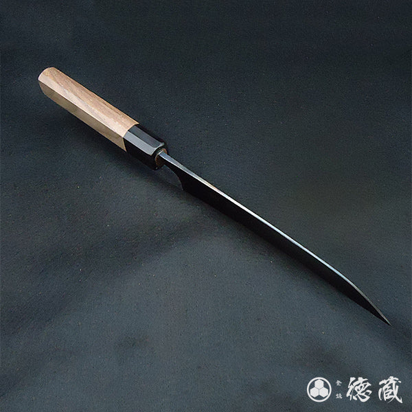 Carbon White Steel No. 1 Santoku Knife Walnuts Tree Octagonal Handle
