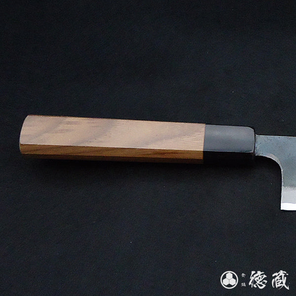 Carbon White Steel No. 1 Santoku Knife Walnuts Tree Octagonal Handle