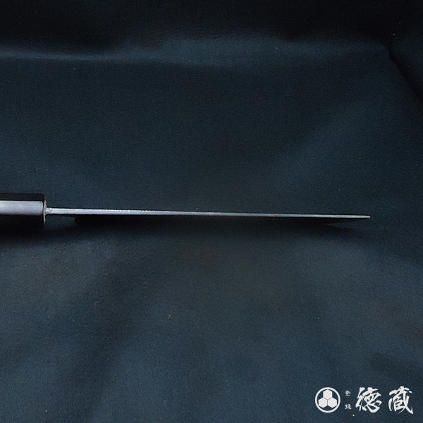 Carbon Blue Steel No. 2 Nakiri Knife Park Tree Octagonal Handle