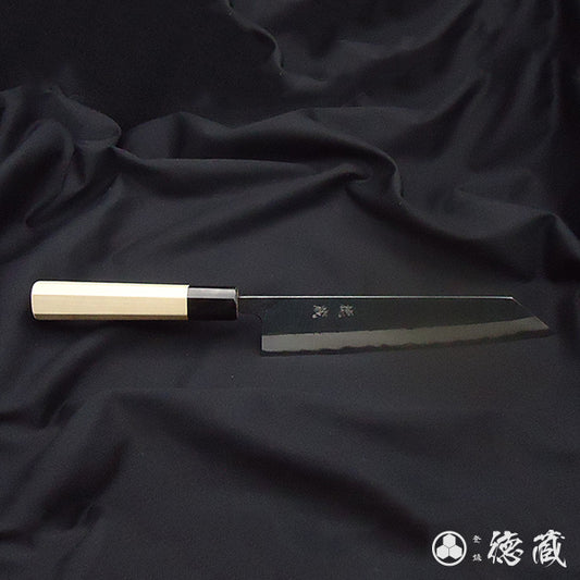 Carbon Blue Steel No. 2 Kiritsuke Knife Park Tree Octagonal Handle