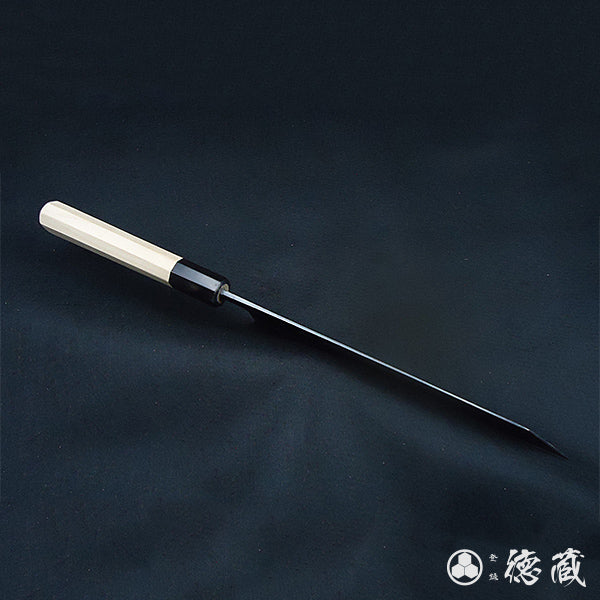 Carbon Blue Steel No. 2 Kiritsuke Knife Park Tree Octagonal Handle