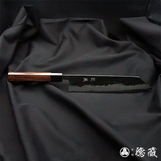 Carbon Aogami Super Kiritsuke Knife Rosewood Octagonal Handle