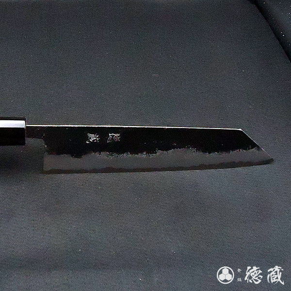 Carbon Aogami Super Kiritsuke Knife Rosewood Octagonal Handle