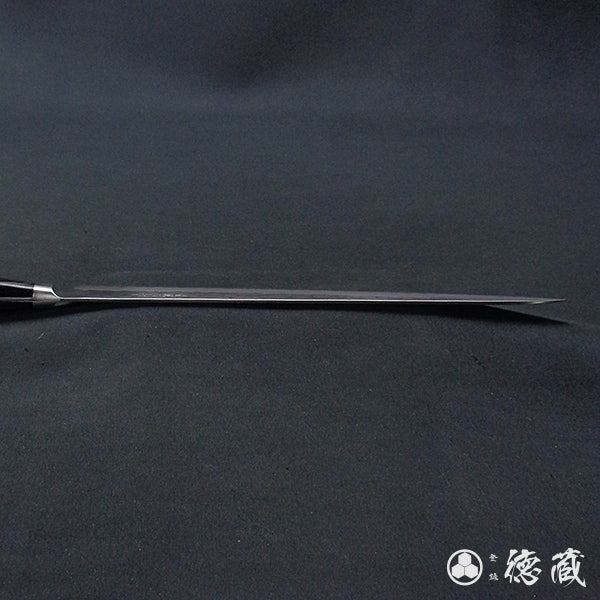 blue super carbon steel hammered finish Sujihiki-knife black handle