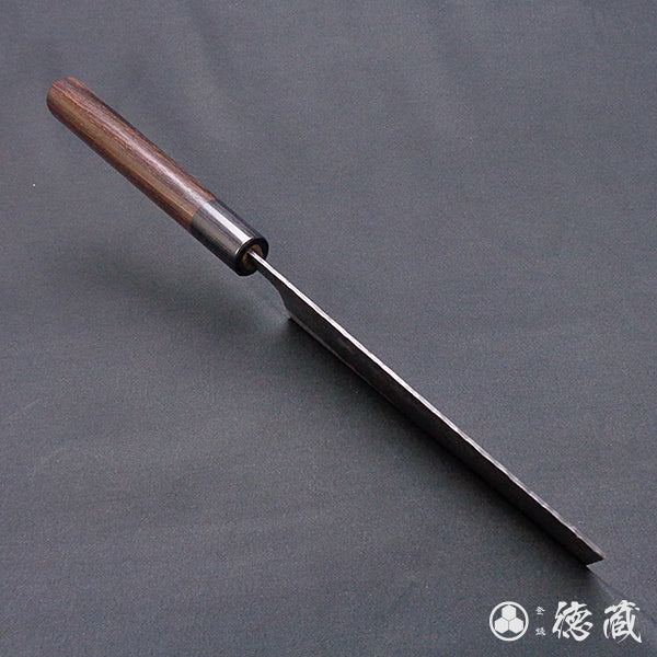 青S 黑色缎面槌面加工 菜刀 紫檀木手柄