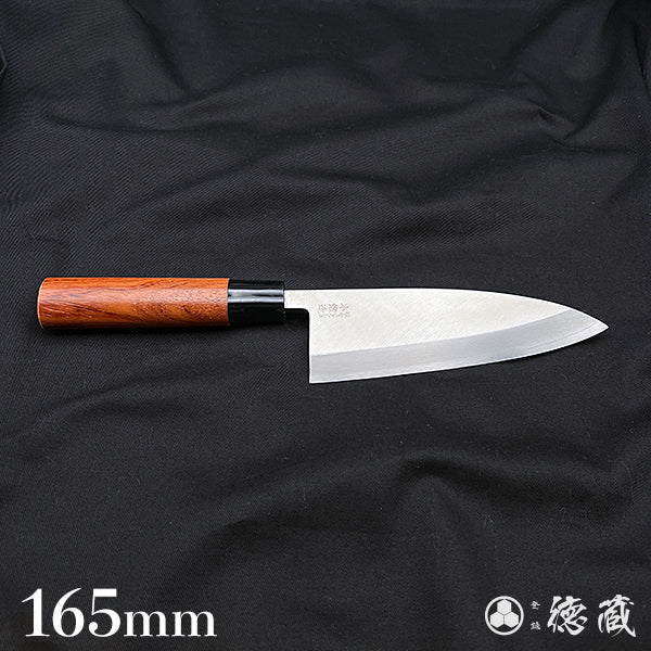 Stainless AUS8 Deba Knife (Fish Knife) Bubinga Handle