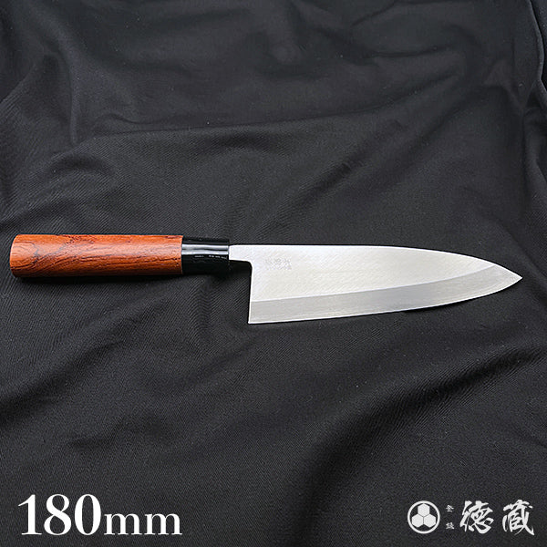 Stainless AUS8 Deba Knife (Fish Knife) Bubinga Handle