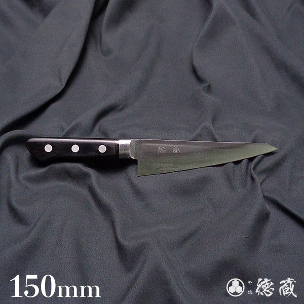 SK steel(carbon tool steel) Honesuki knife( Boning knife) black handle