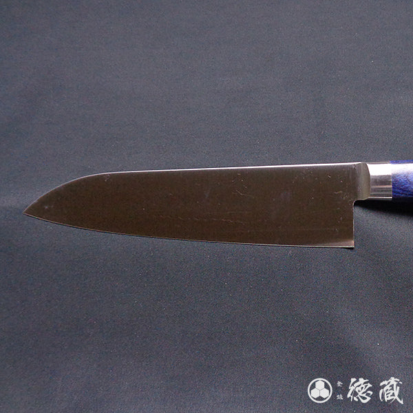 A8 Santoku-knife blue handle