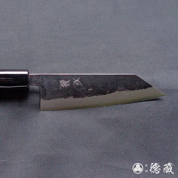 blue-2 carbon steel Black finish Bunka( Kiritsuke) knives walnuts handle