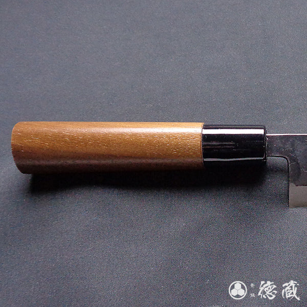 blue-2 carbon steel Black finish Bunka( Kiritsuke) knives walnuts handle