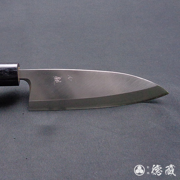 Ginsan (Silver3) stainless steel   thick deba-knife    sandalwood handle