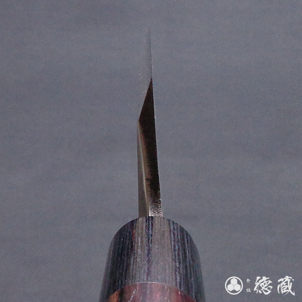 Ginsan (Silver3) stainless steel   thick deba-knife    sandalwood handle