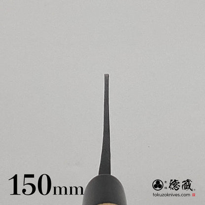 徳蔵 黒打ペティ 白鋼 桜柄