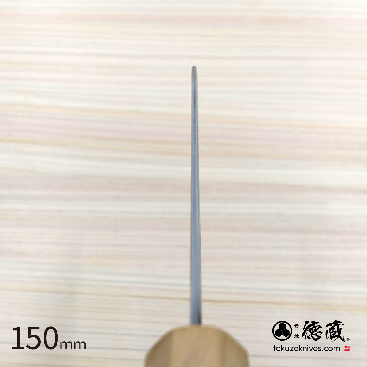 AUS8　梨地仕上　SC三徳包丁　オリーブ柄