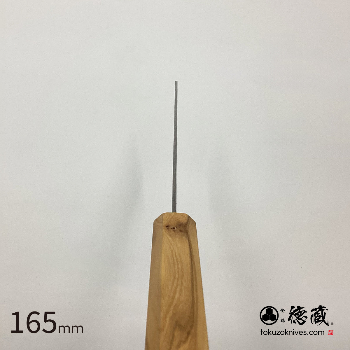 銀三 菜切包丁 梨地仕上げ オリーブ柄